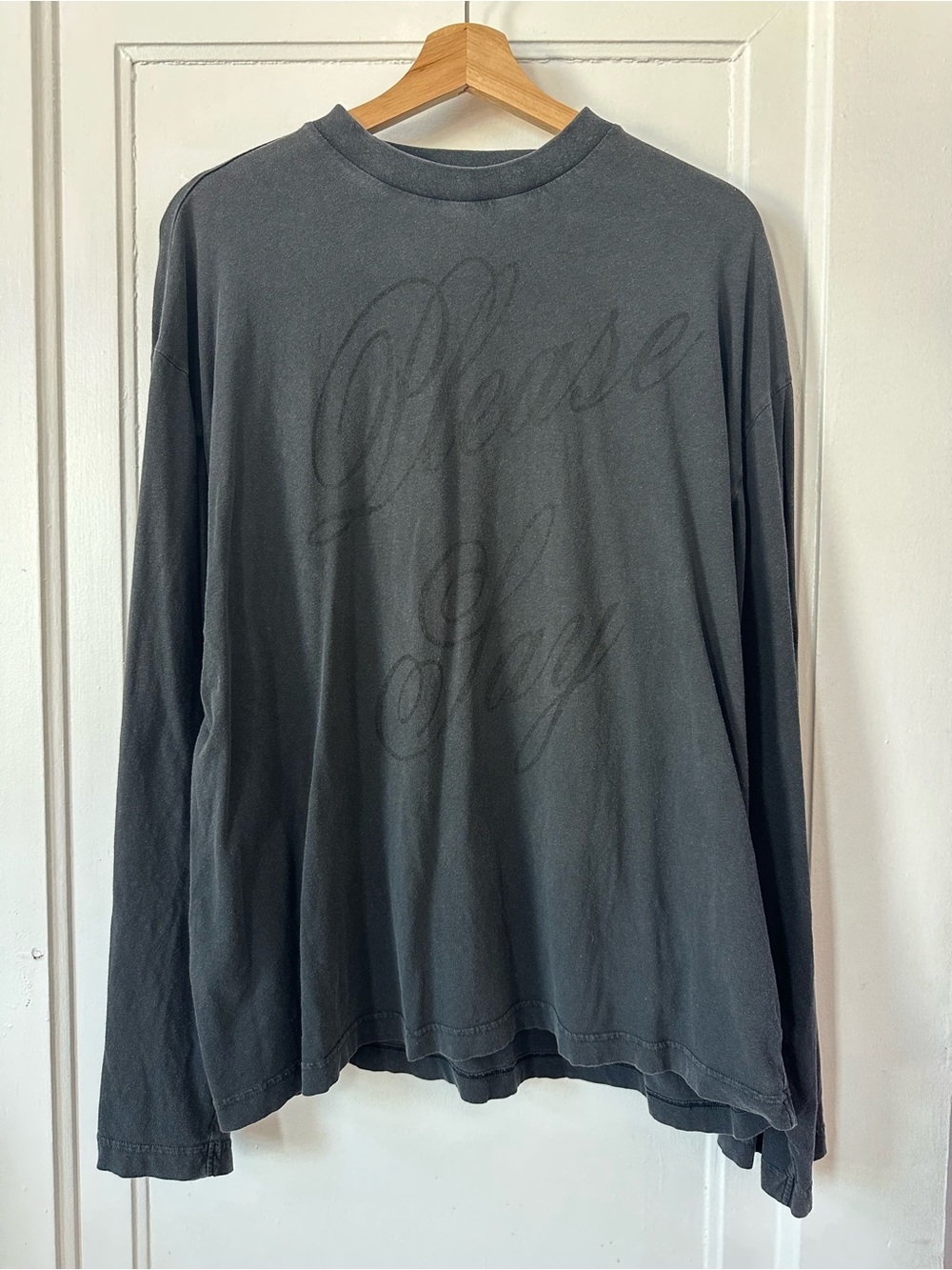 Acne Studios washed black longsleeve